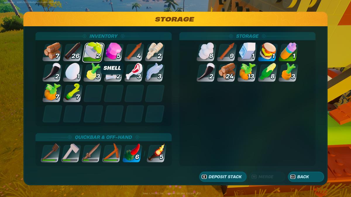 LEGO Fortnite Shell